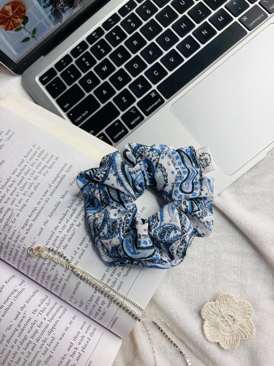 Lavender Paisley Scrunchie